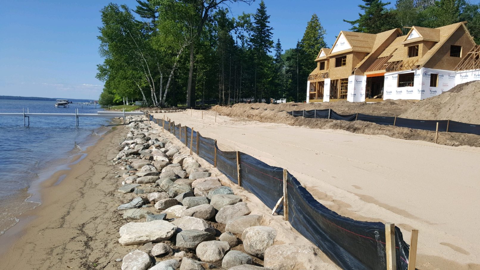 mullet lake cottage construction